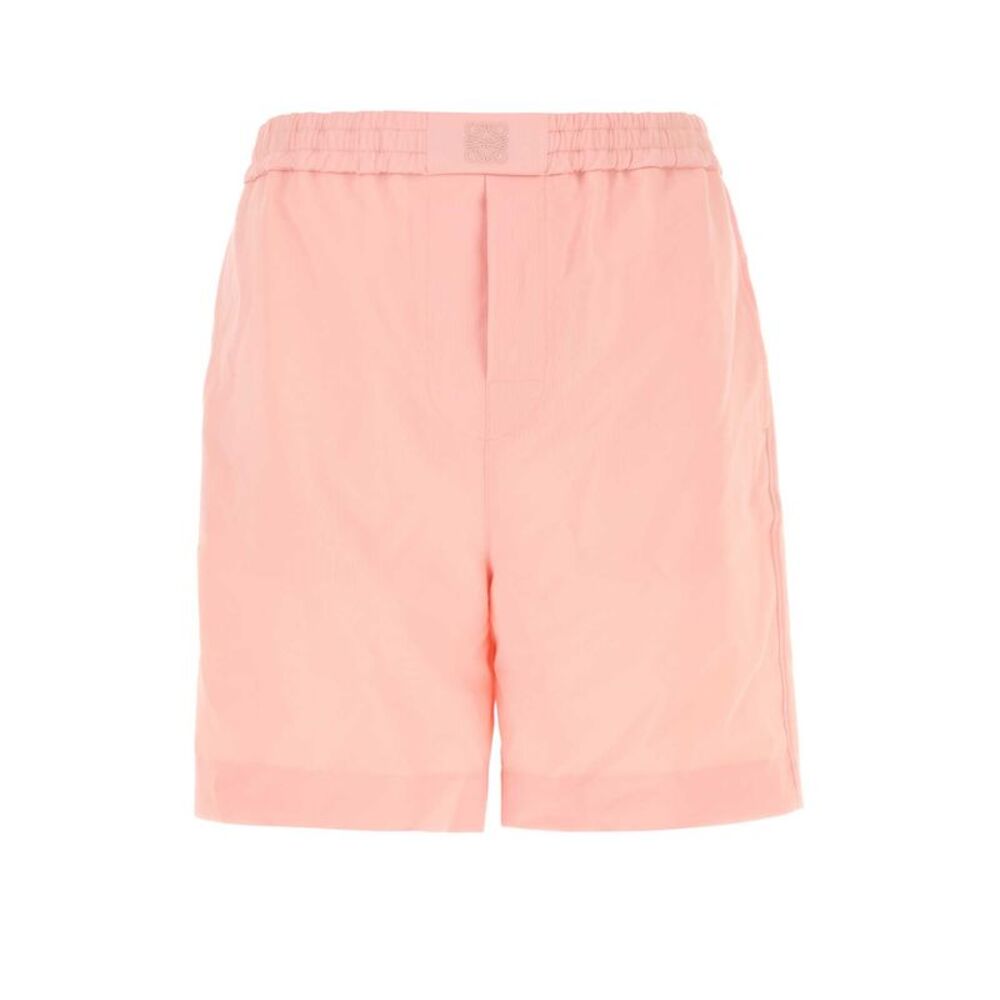 Loewe Men Pink Wool Bermuda Shorts